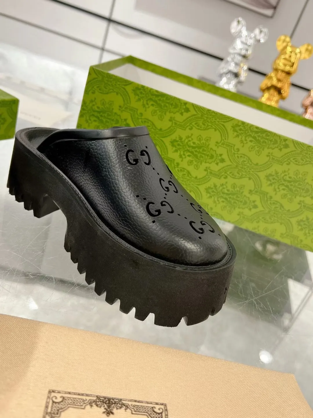 👟👟Ex-factory price 360👟👟 Women's Shoes Factory Women's Shoes Women's Clothing Women's Shoes Women's Clothes GUCCI Gucci 2023 Counter Early Spring Counter Highest Limited Counter New Gucci Punched Carved Crocs Celebrity Blogger Outfits Xiaohongshu Recommendation Original Mold Purchasing Version Original Punched Carved Water Table: 5.0CM Code Number: 35-45#
